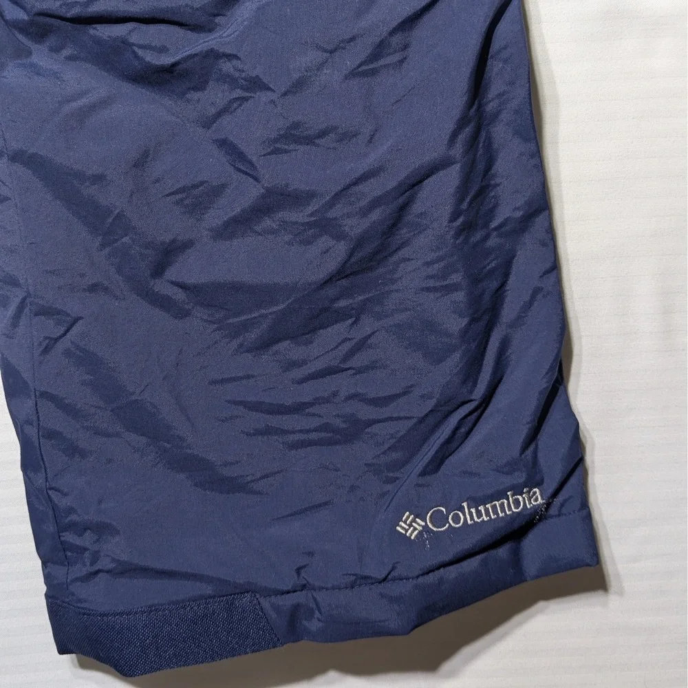 Columbia Youth M 10/12 Navy Adventure Ride Insulated Snow Bibs Waterproof Ski